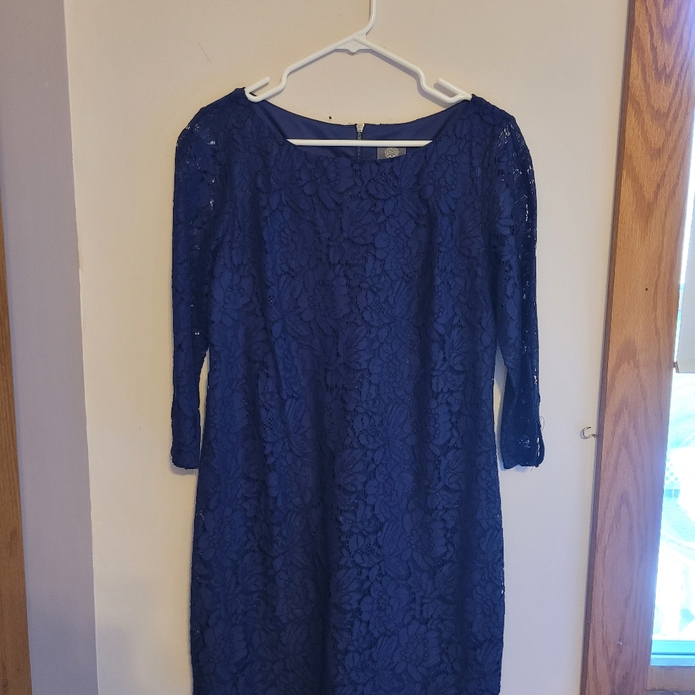 Blue Lace Dress